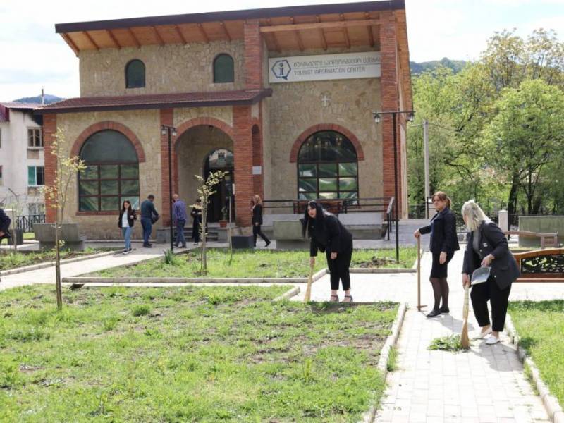 ცაგერის მუნიციპალიტეტში,  დასუფთავების აქცია მოეწყო